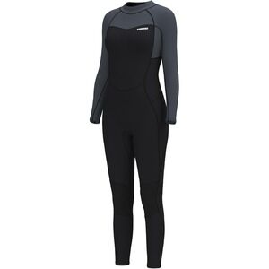SURQO Womens 3/2mm Wetsuit Tall Full Body Back Zip Neoprene Surf Dive Sz 12S‎
